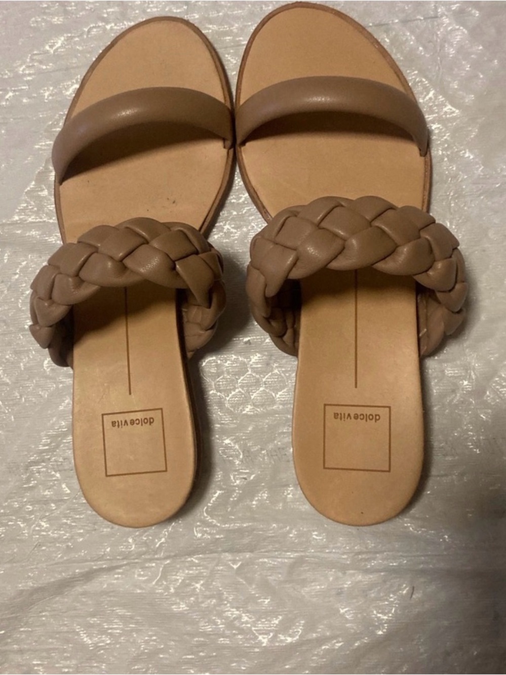 Dolce Vita Women's Braided Tan Sandals